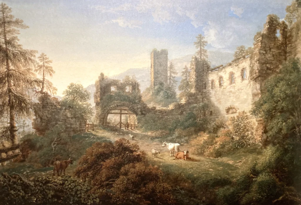 Ruine Offenburg nach Ferdinand Runk um 1799