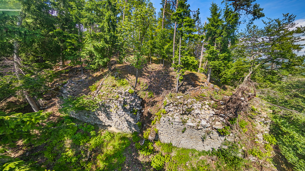 Voransicht zur virtuellen Tour Burg-Ruine Henneburg (Henneberg)