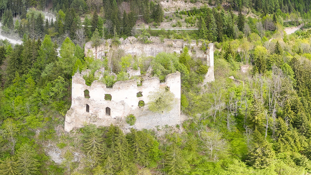 Voransicht zur virtuellen Tour Burg-Ruine Katsch