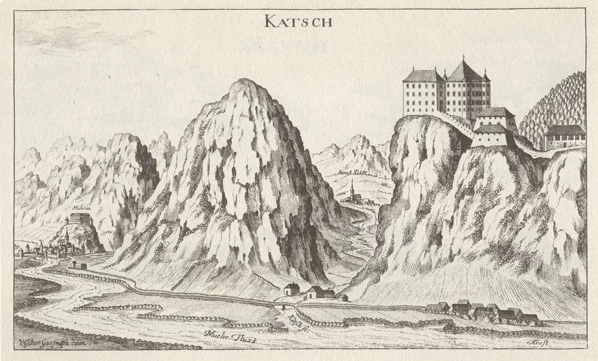 Kupferstich nach Georg Matthäus Vischer 1680