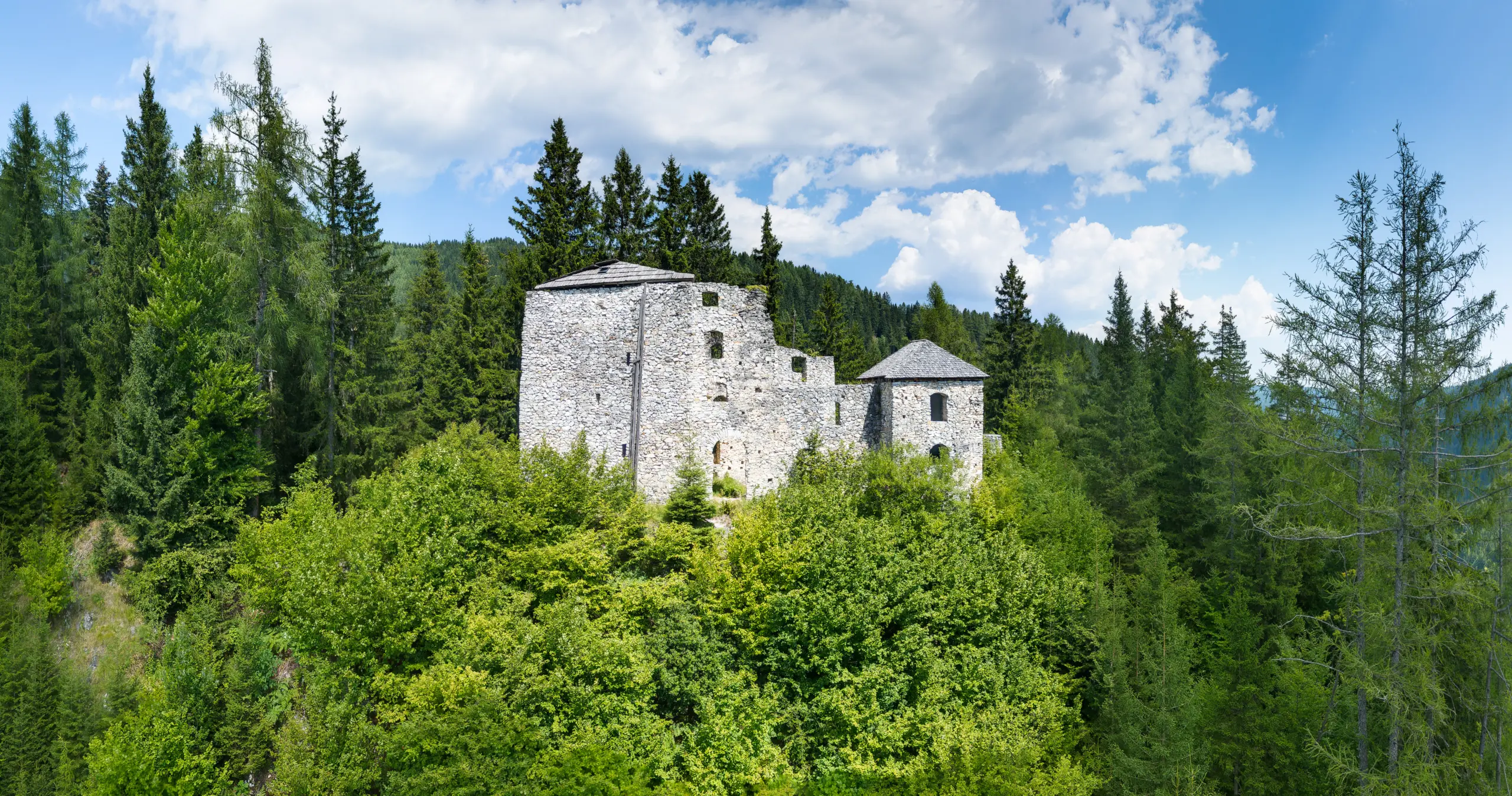 Voransicht zur virtuellen Tour Burgruine Klingenstein in der Steiermark (AT)