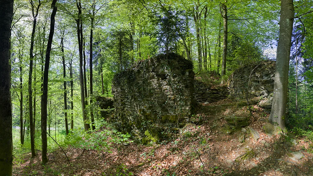 Voransicht zur virtuellen Tour Burg-Ruine Wessenstein bei Stainz in der Steiermark