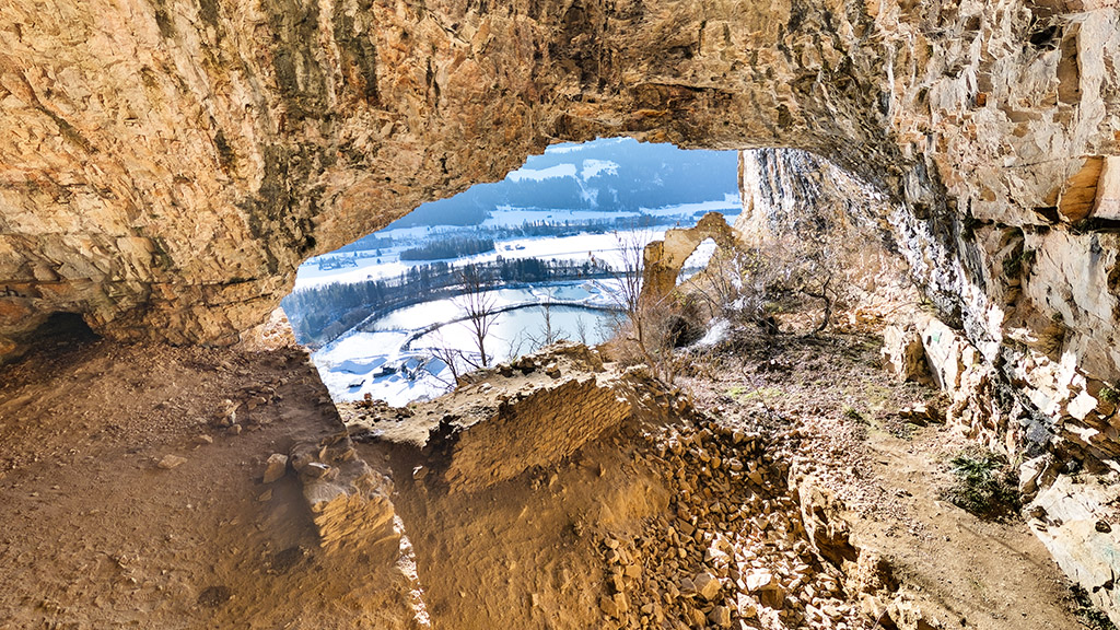 Voransicht zur virtuellen Tour der Höhlenburgen im Puxerloch in der Steiermark