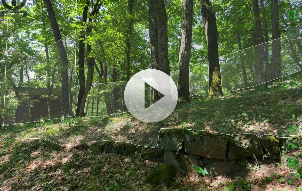 Start der VR-Tour Burgruine Alt-Gleichenberg